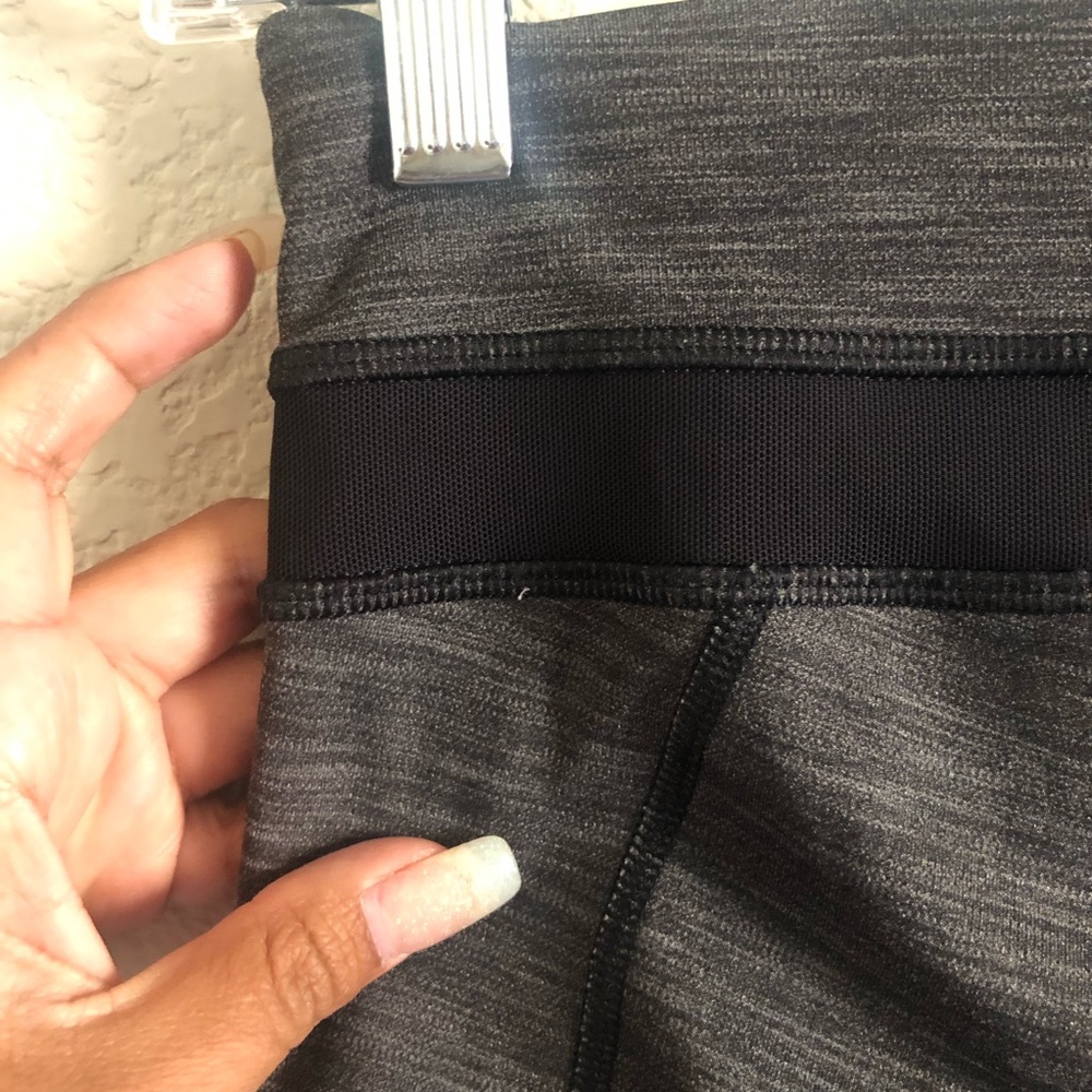 Lululemon Inspire Tight II 25” Heathered Black 2 - Picture 4 of 6